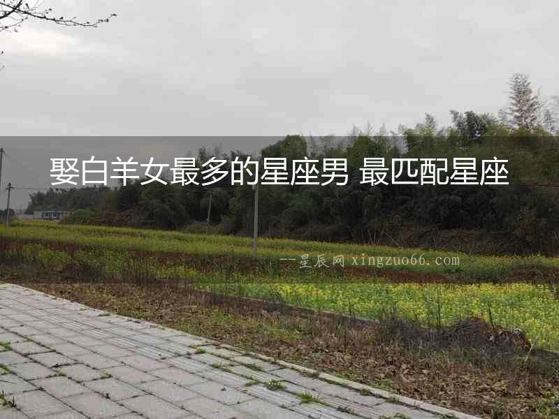 娶白羊女最多的星座男 最匹配星座