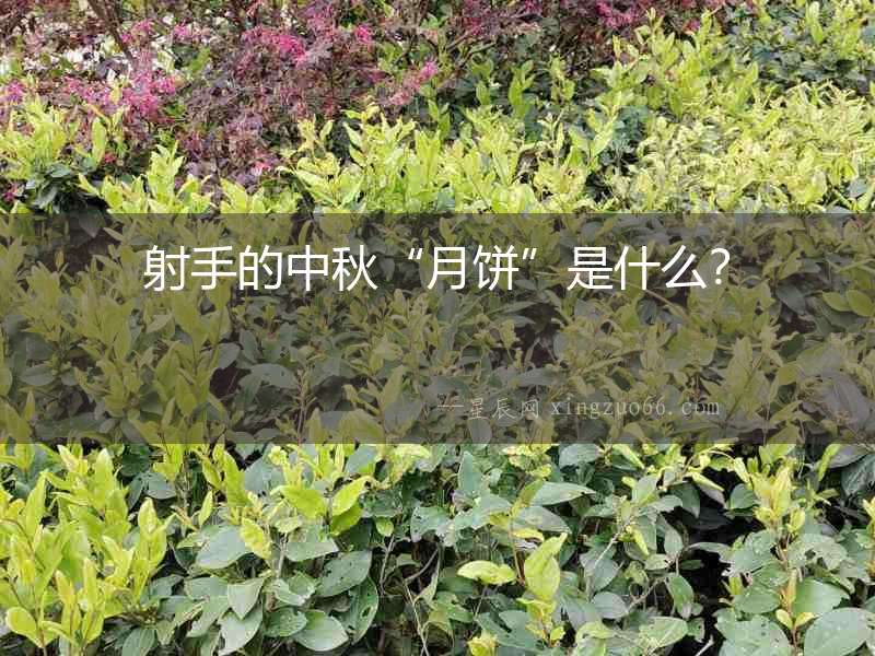 射手的中秋“月餅”是什么？
