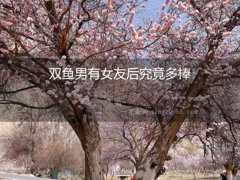 雙魚男有女友后究竟多棒