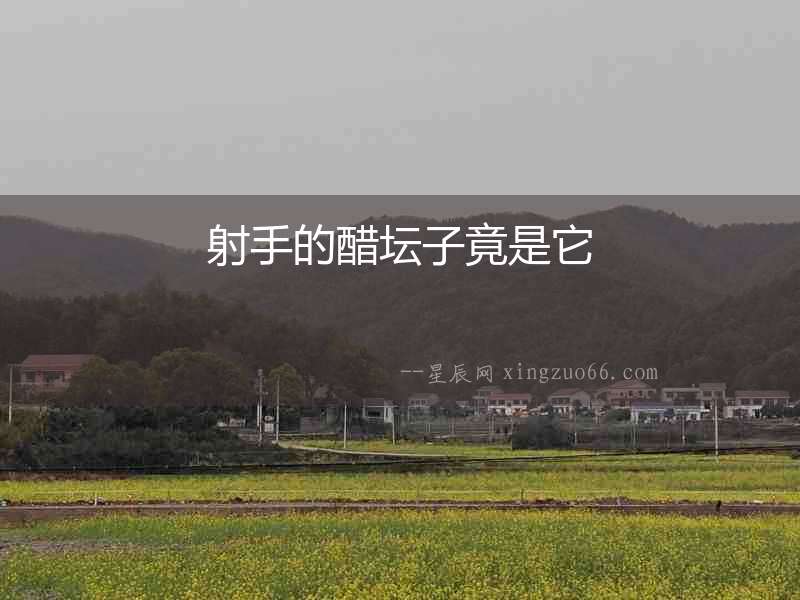 射手的醋壇子竟是它