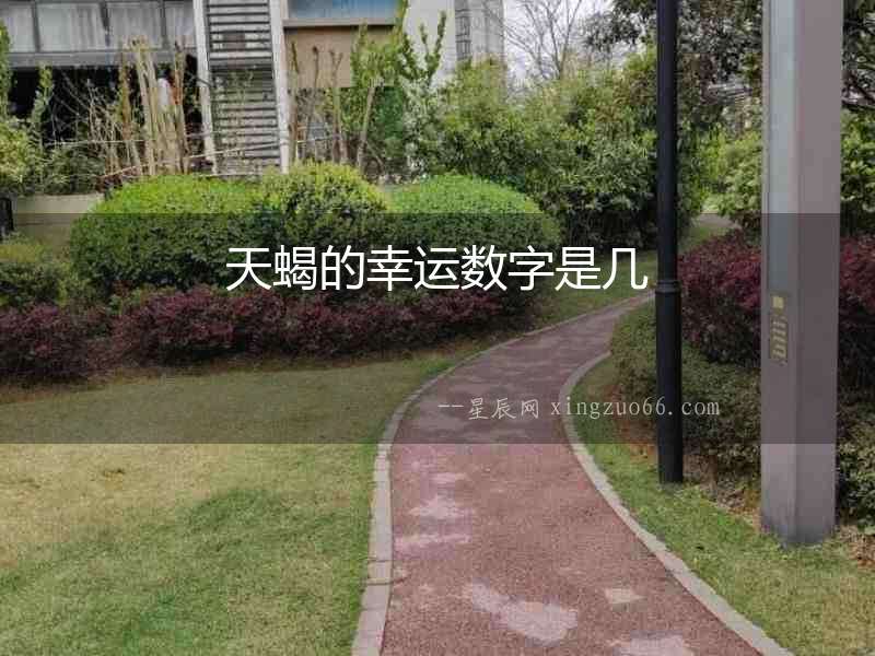 天蝎的幸運數(shù)字是幾