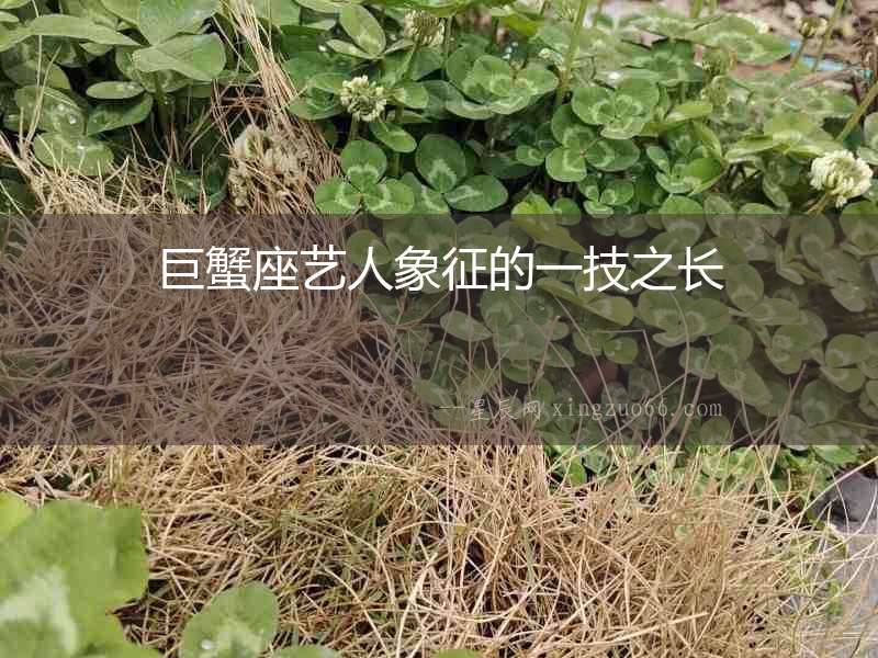 巨蟹座藝人象征的一技之長(zhǎng)