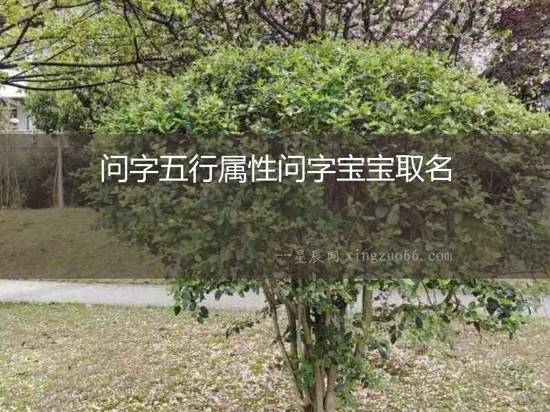 問字五行屬性問字寶寶取名