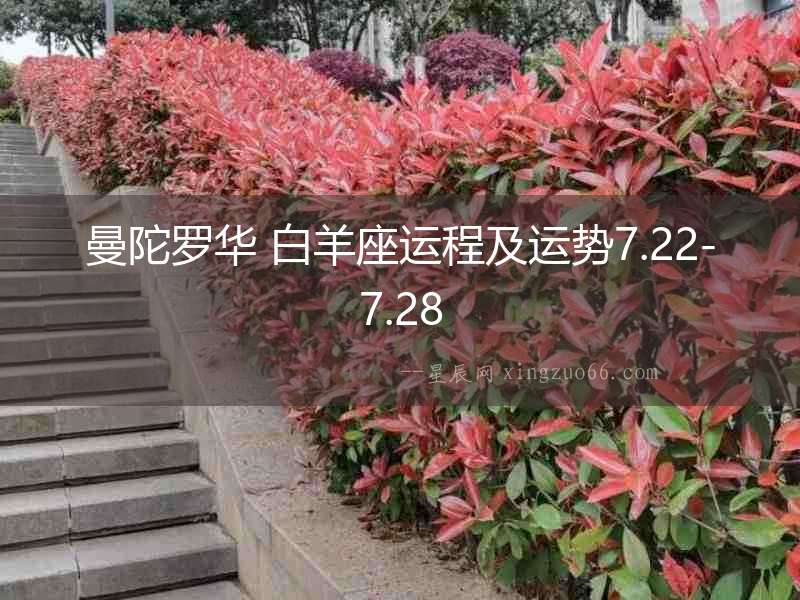 曼陀羅華 白羊座運程及運勢7.22-7.28