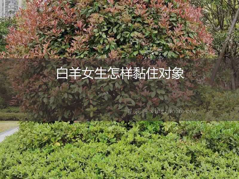 白羊女生怎樣黏住對象