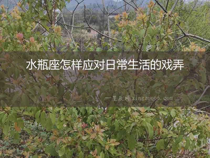水瓶座怎樣應對日常生活的戲弄