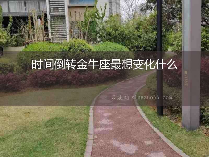 時間倒轉金牛座最想變化什么