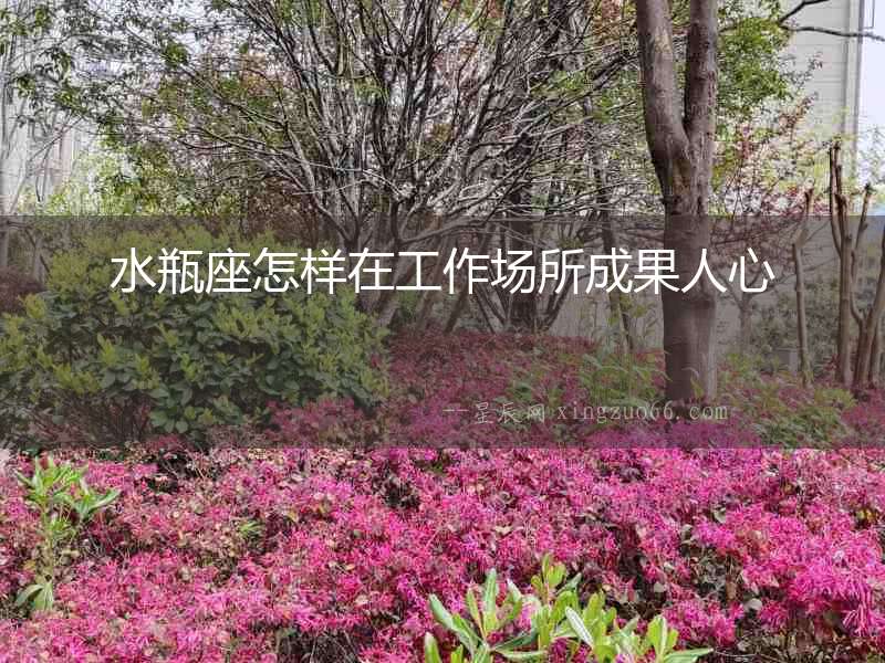 水瓶座怎樣在工作場所成果人心