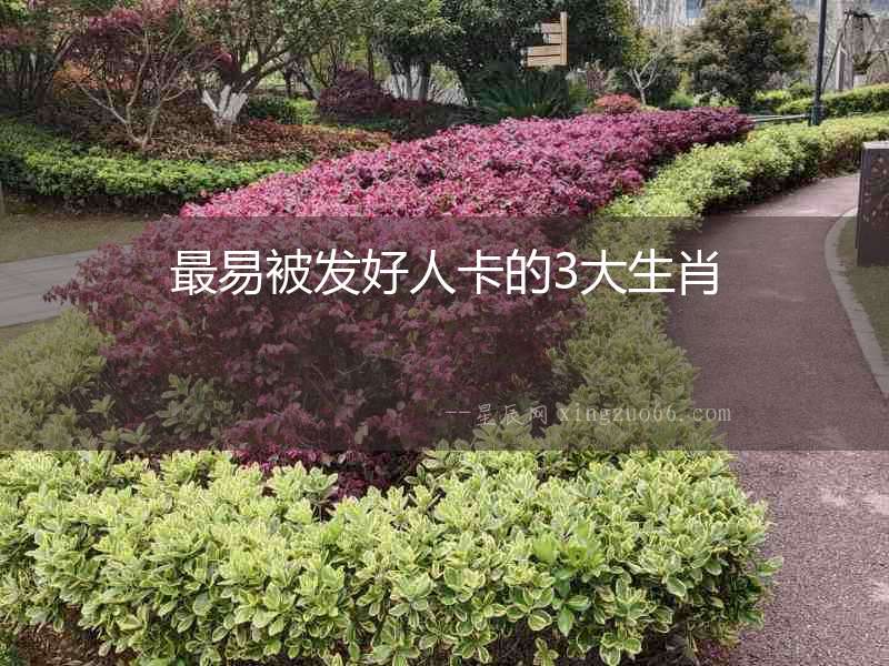 最易被發好人卡的3大生肖