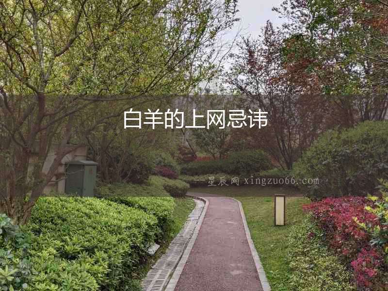 白羊的上網忌諱