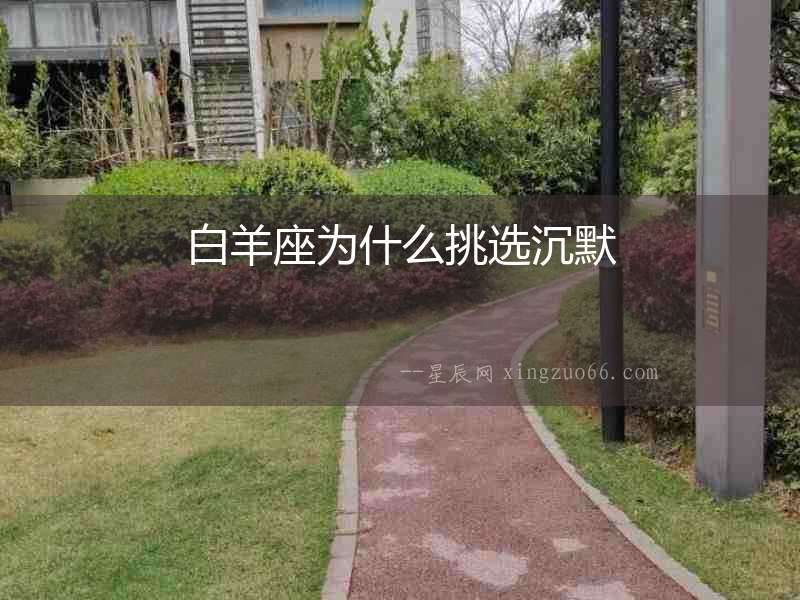 白羊座為什么挑選沉默