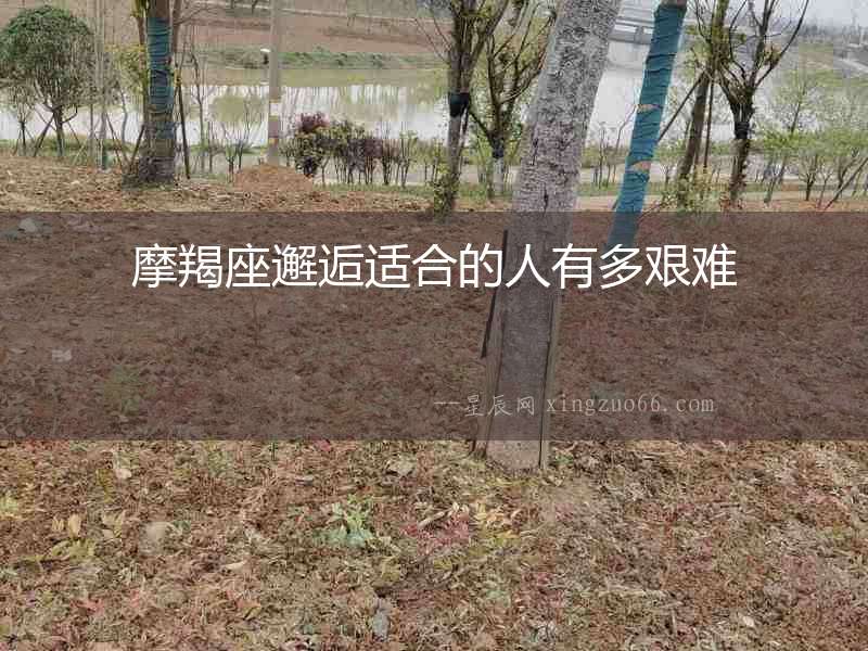 摩羯座邂逅適合的人有多艱難