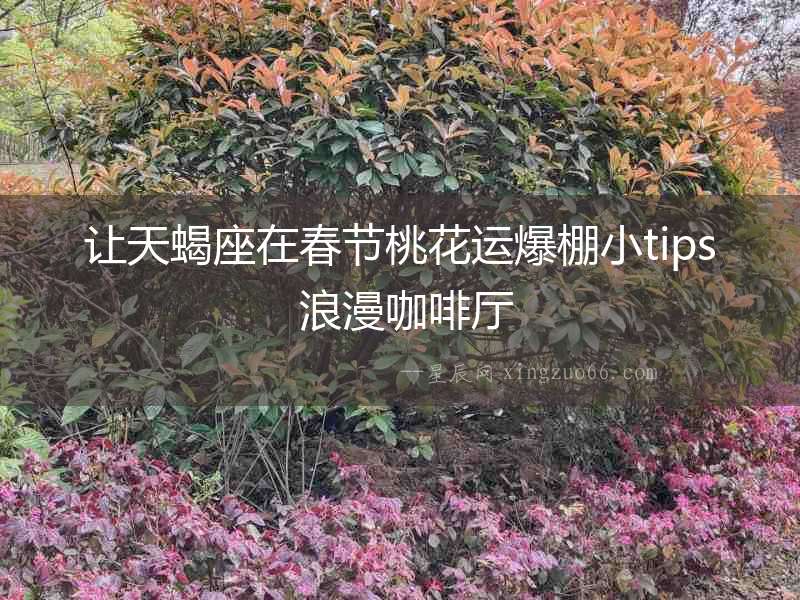 讓天蝎座在春節(jié)桃花運(yùn)爆棚小tips 浪漫咖啡廳