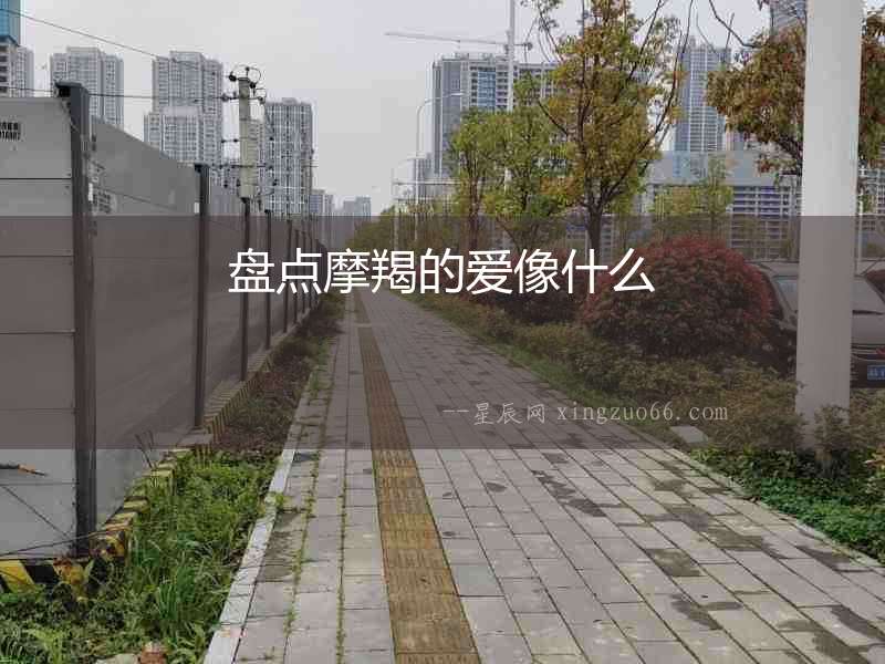 盤點(diǎn)摩羯的愛像什么