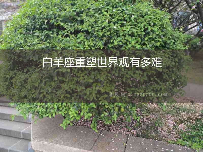 白羊座重塑世界觀有多難