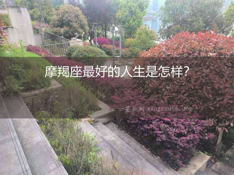 摩羯座最好的人生是怎樣？