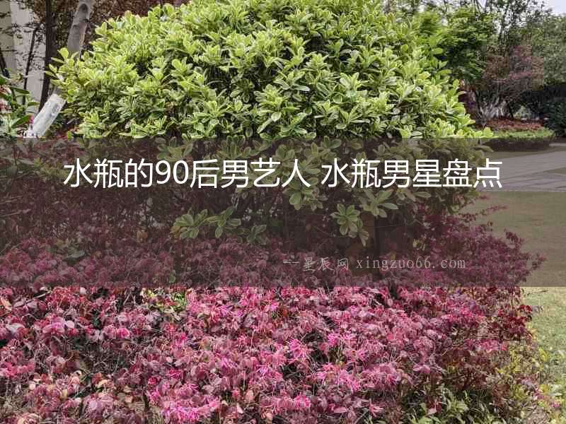 水瓶的90后男藝人 水瓶男星盤點