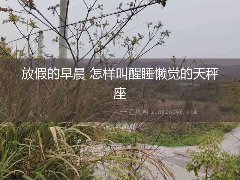 放假的早晨 怎樣叫醒睡懶覺的天秤座