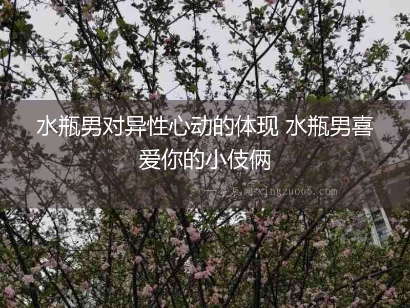 水瓶男對異性心動的體現 水瓶男喜愛你的小伎倆