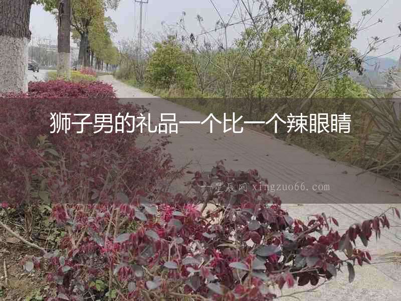 獅子男的禮品一個比一個辣眼睛
