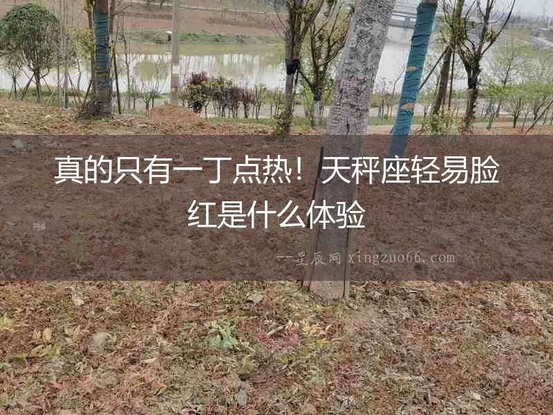 真的只有一丁點熱！天秤座輕易臉紅是什么體驗
