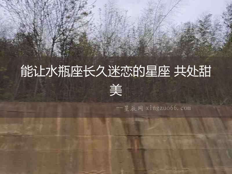 能讓水瓶座長(zhǎng)久迷戀的星座 共處甜美