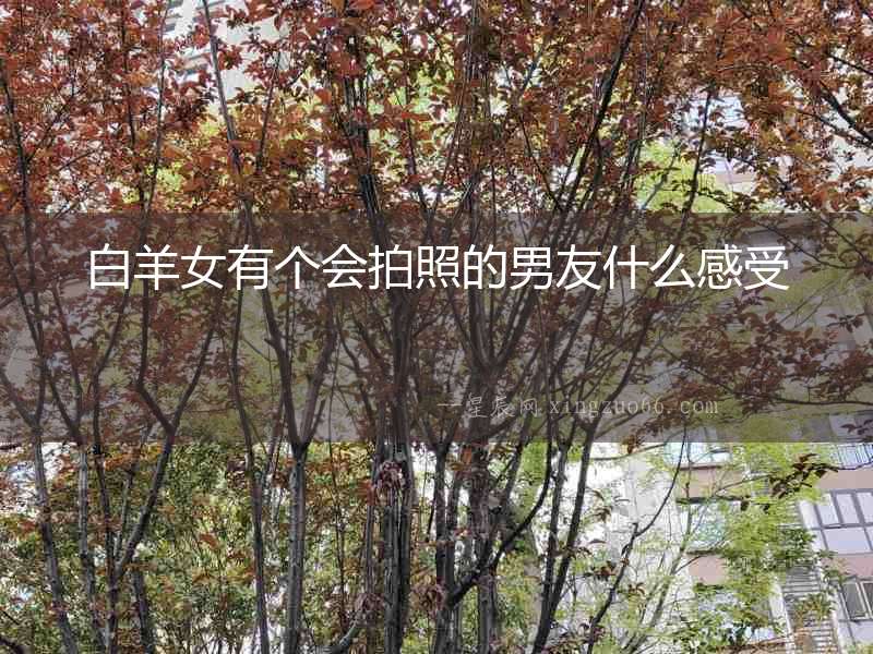 白羊女有個會拍照的男友什么感受