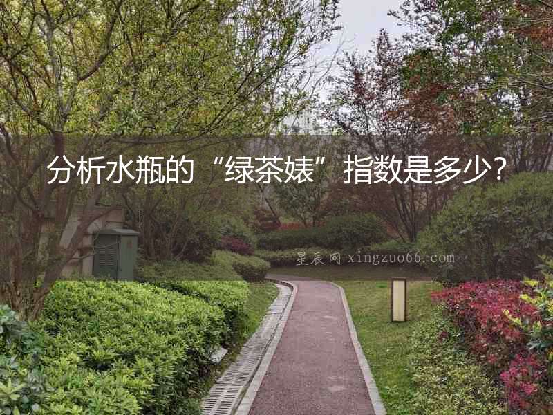 分析水瓶的“綠茶婊”指數是多少？