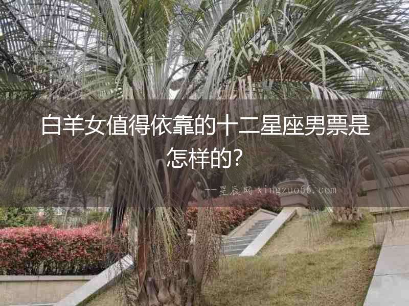 白羊女值得依靠的十二星座男票是怎樣的？