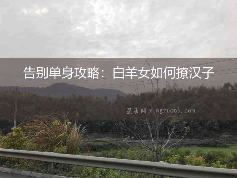 告別單身攻略：白羊女如何撩漢子