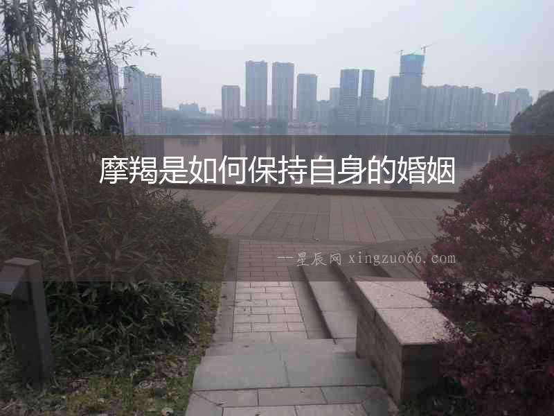 摩羯是如何保持自身的婚姻