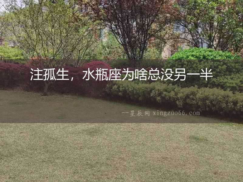 注孤生，水瓶座為啥總沒另一半