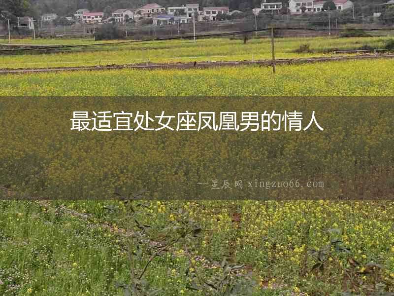 最適宜處女座鳳凰男的情人