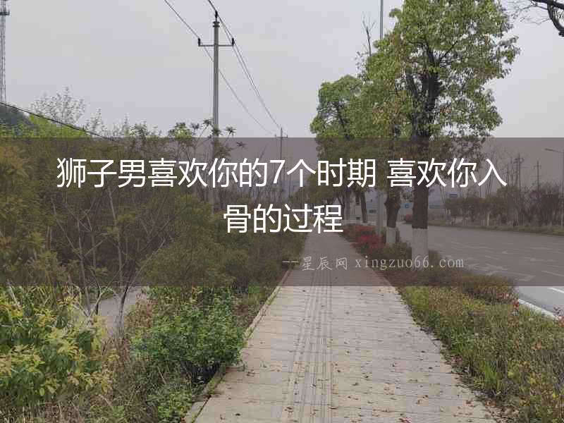 獅子男喜歡你的7個時期 喜歡你入骨的過程