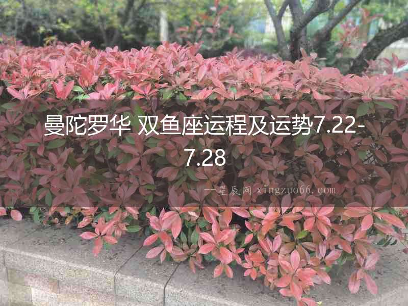 曼陀羅華 雙魚座運程及運勢7.22-7.28