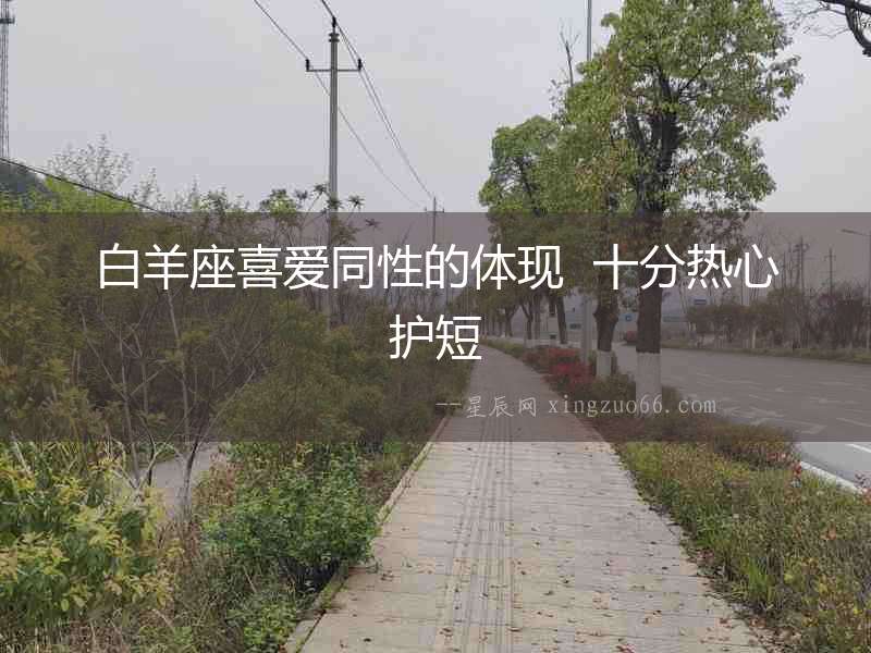 白羊座喜愛同性的體現(xiàn)  十分熱心護(hù)短