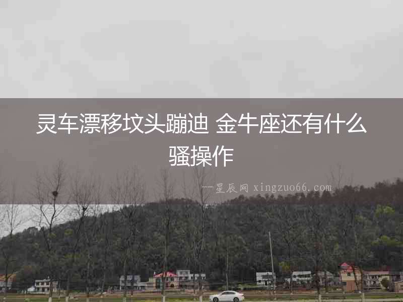 靈車(chē)漂移墳頭蹦迪 金牛座還有什么騷操作