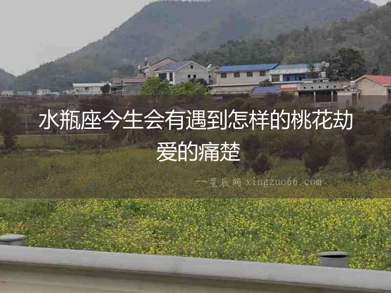 水瓶座今生會有遇到怎樣的桃花劫 愛的痛楚