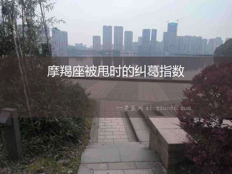 摩羯座被甩時的糾葛指數