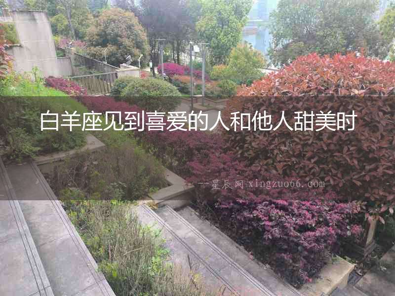 白羊座見到喜愛的人和他人甜美時