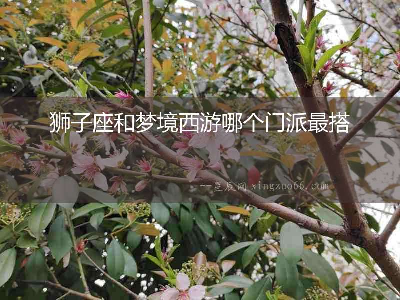 獅子座和夢境西游哪個門派最搭