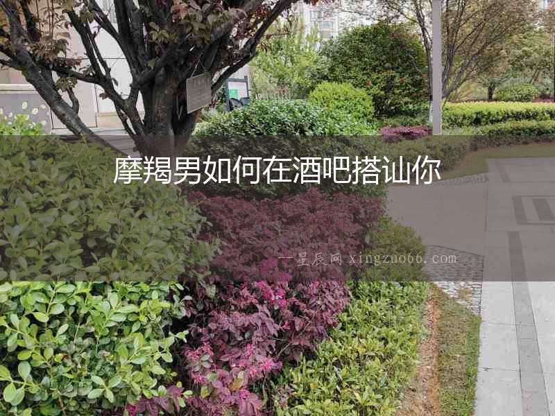 摩羯男如何在酒吧搭訕你