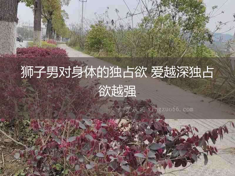 獅子男對(duì)身體的獨(dú)占欲 愛(ài)越深獨(dú)占欲越強(qiáng)
