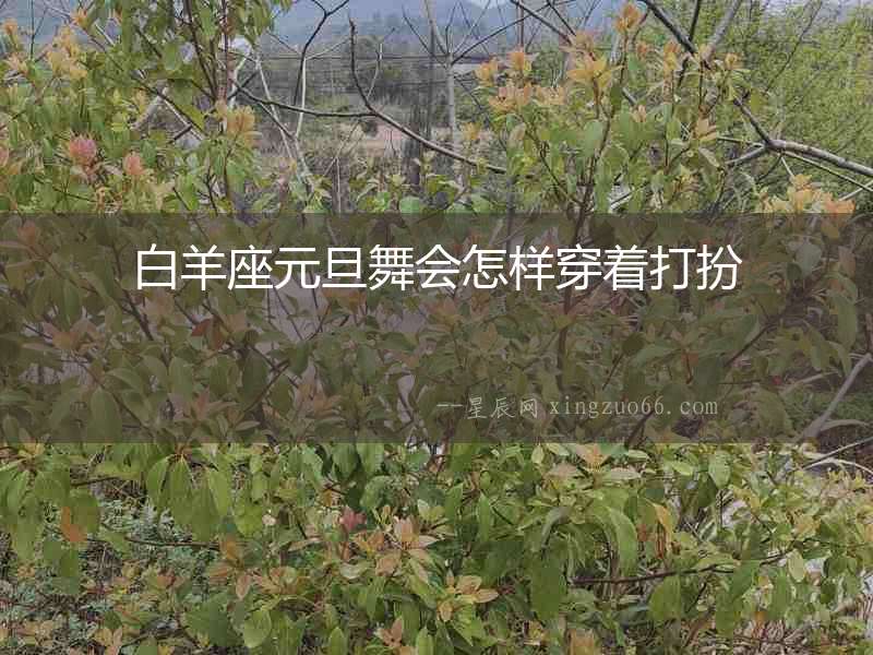 白羊座元旦舞會怎樣穿著打扮