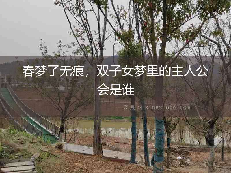 春夢了無痕，雙子女夢里的主人公會是誰