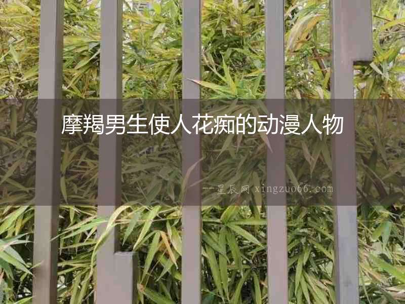 摩羯男生使人花癡的動漫人物
