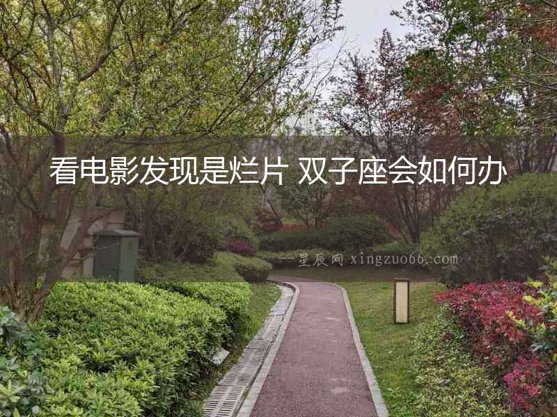 看電影發現是爛片 雙子座會如何辦