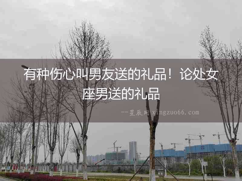有種傷心叫男友送的禮品！論處女座男送的禮品