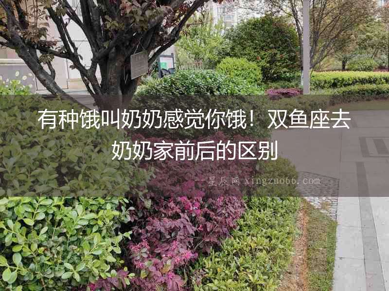 有種餓叫奶奶感覺你餓！雙魚座去奶奶家前后的區別