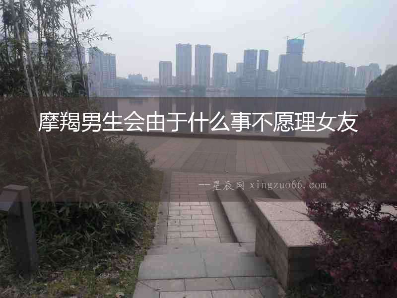 摩羯男生會由于什么事不愿理女友